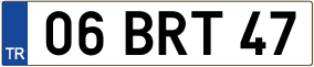 Truck License Plate